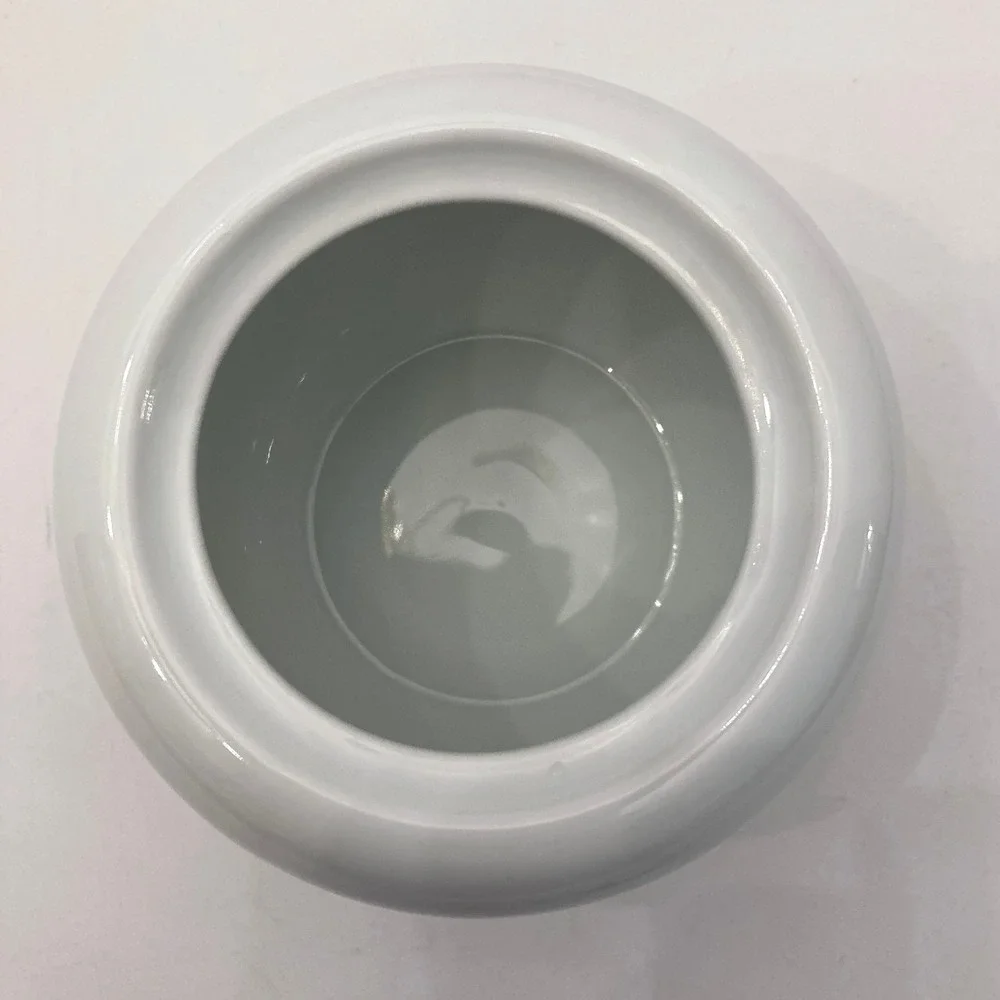 Royal Worcester Evesham Sugar Bowl with Lid Apple Shape Fruit Porcelain White
